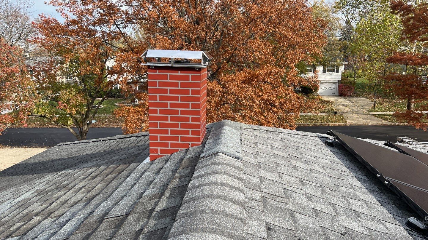 Metal chimney housing replacement by Pro Home Services Inc