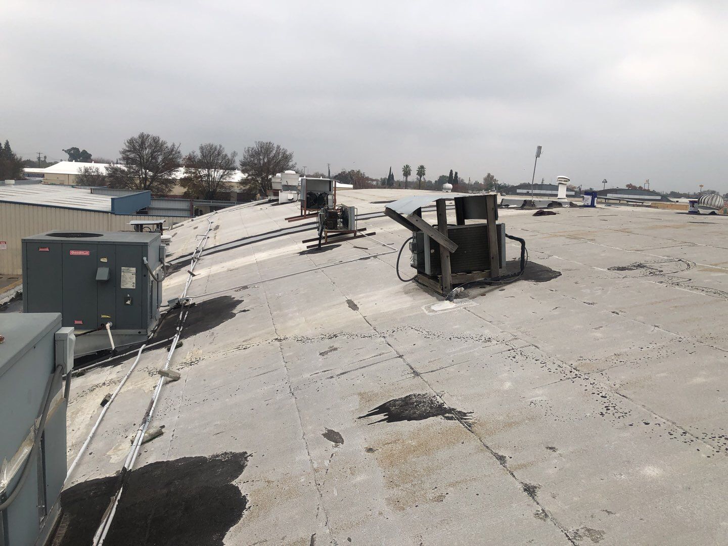 Spray foam and coatings using Conklin Benchmark/PUMA XL coatings and spray foam by Straight Edge Roofing Inc