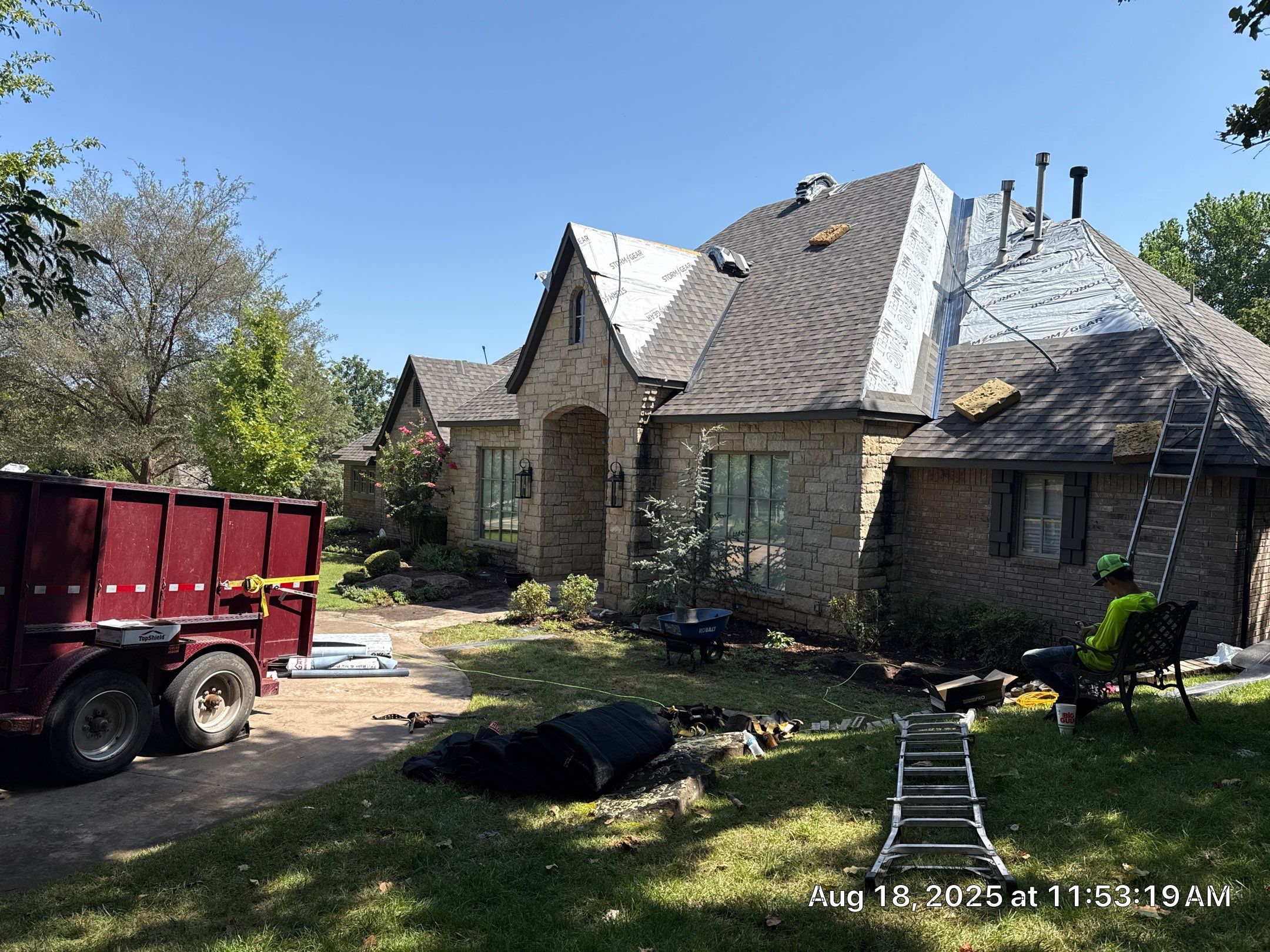 Residential Roofing Installation using IKO by Castillo Roofing