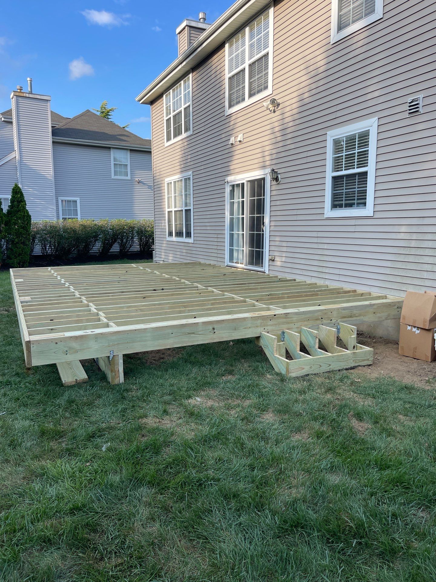 New Deck using Deckorators Venture - Color Sandbar  by deck guardian