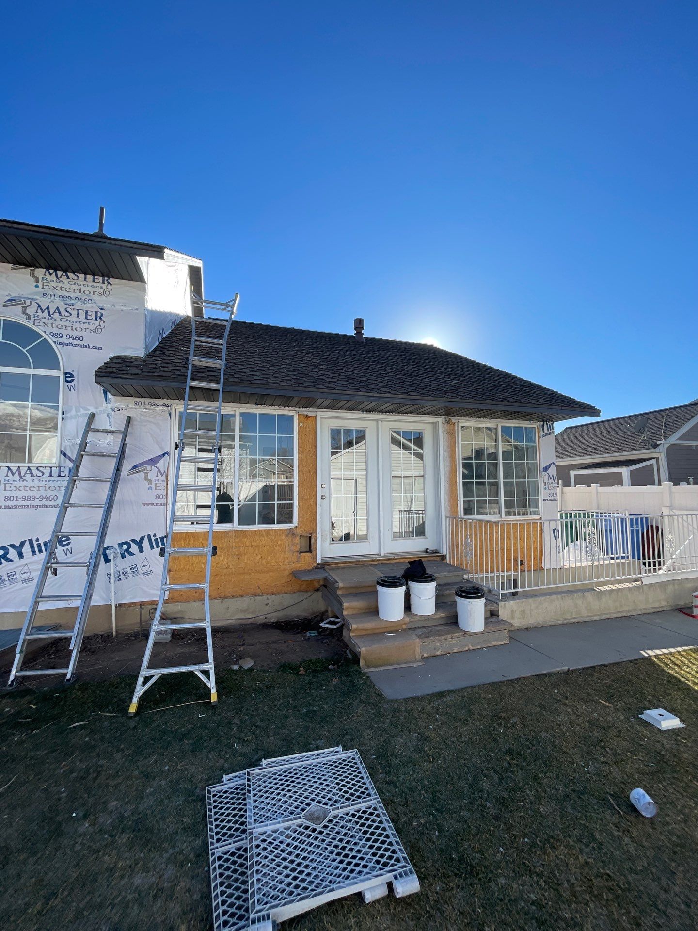 Project in Orem by Master Rain Gutters.