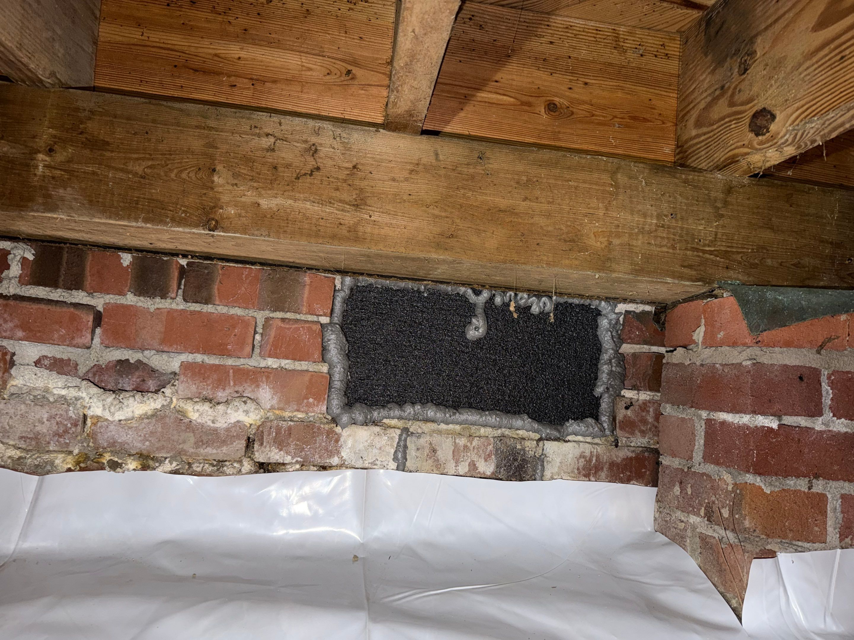 Project in Portsmouth by Patriot Crawl Space Repairs