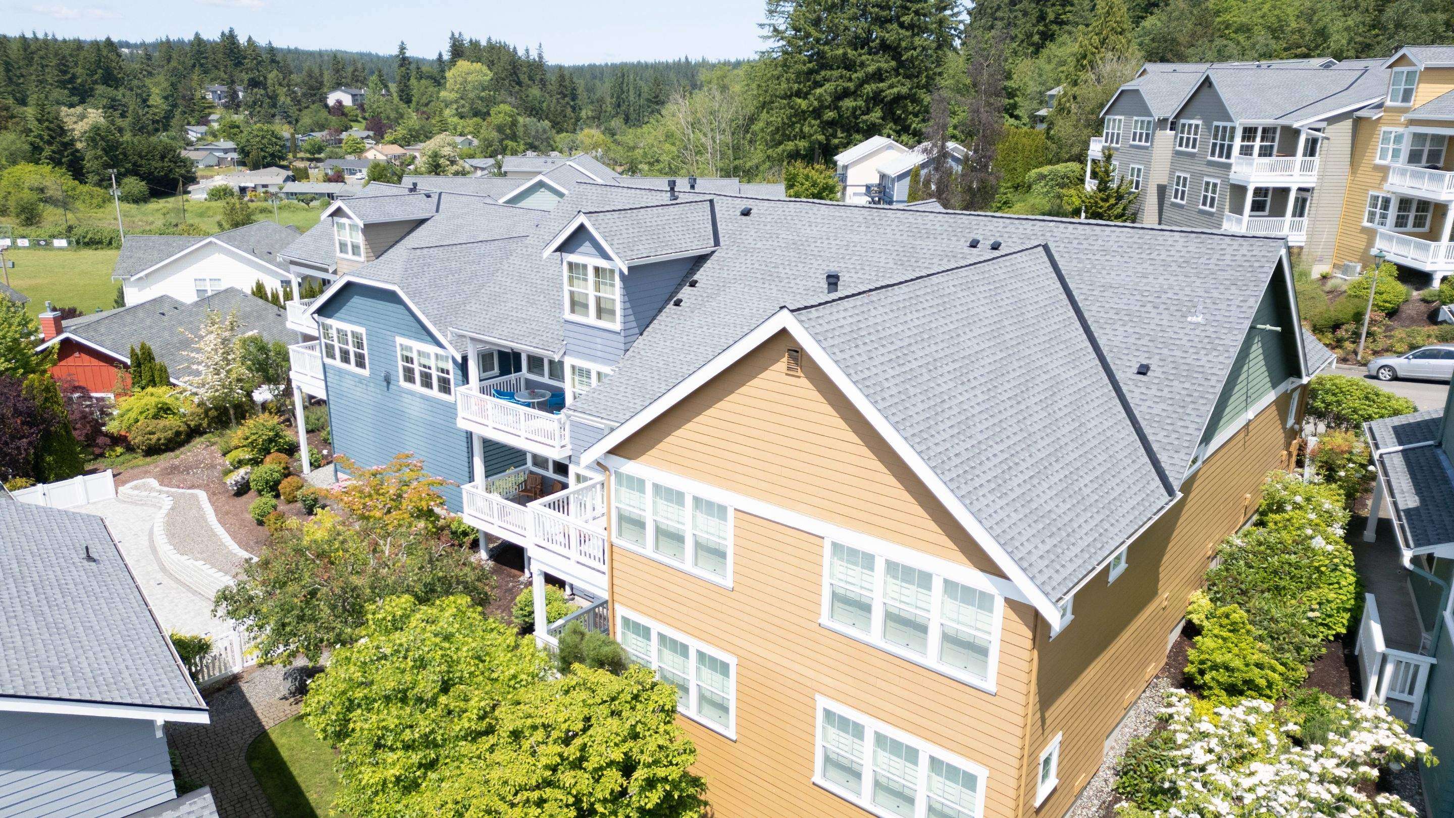 HOA Triplex Reroof Project (10) Buildings by Fields Roof Service Inc