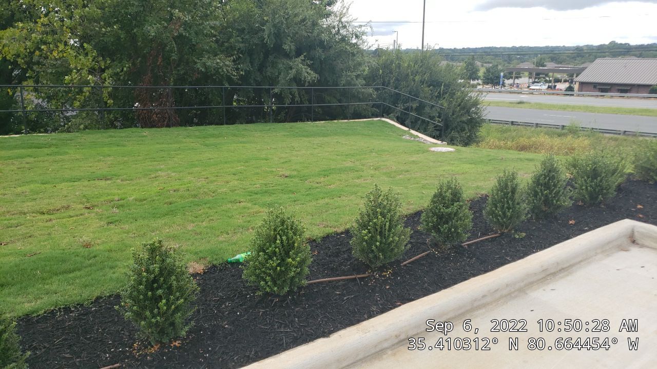 Commercial Landscaping Harris Teeter Fuel Station by Carolina-Metro Landscape, Inc