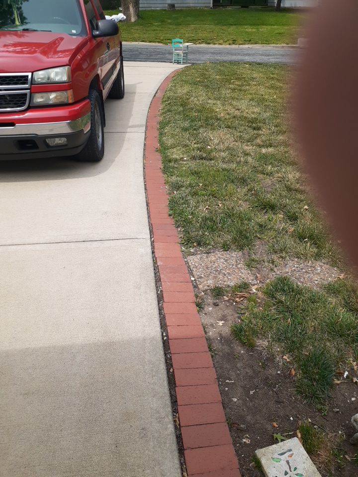 Uneven Patio Repaired! by LAND ESCAPES LLC