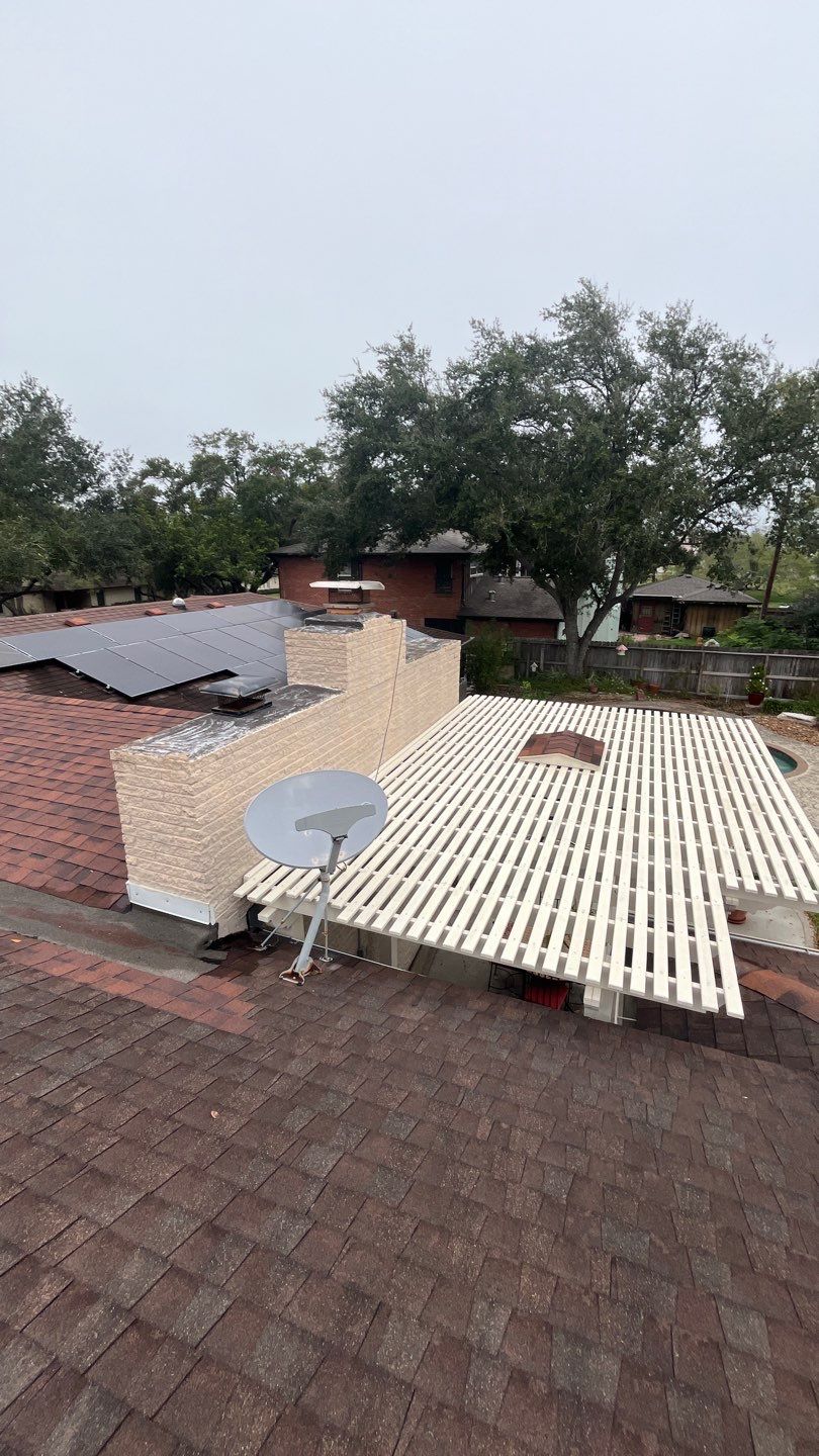 Residential Roofing Installation using Certainteed Landmark Moire Black by Galvan Roofing and Construction