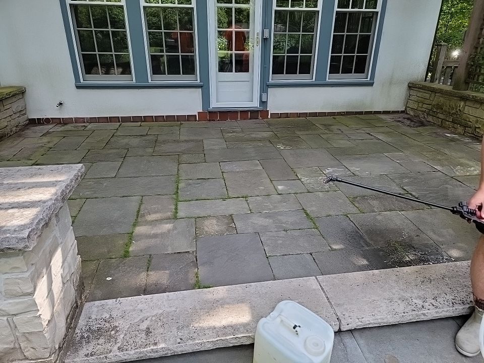 Glencoe, IL brick paver clean sand seal, repair, and reseal by Northern Power Washing LLC.