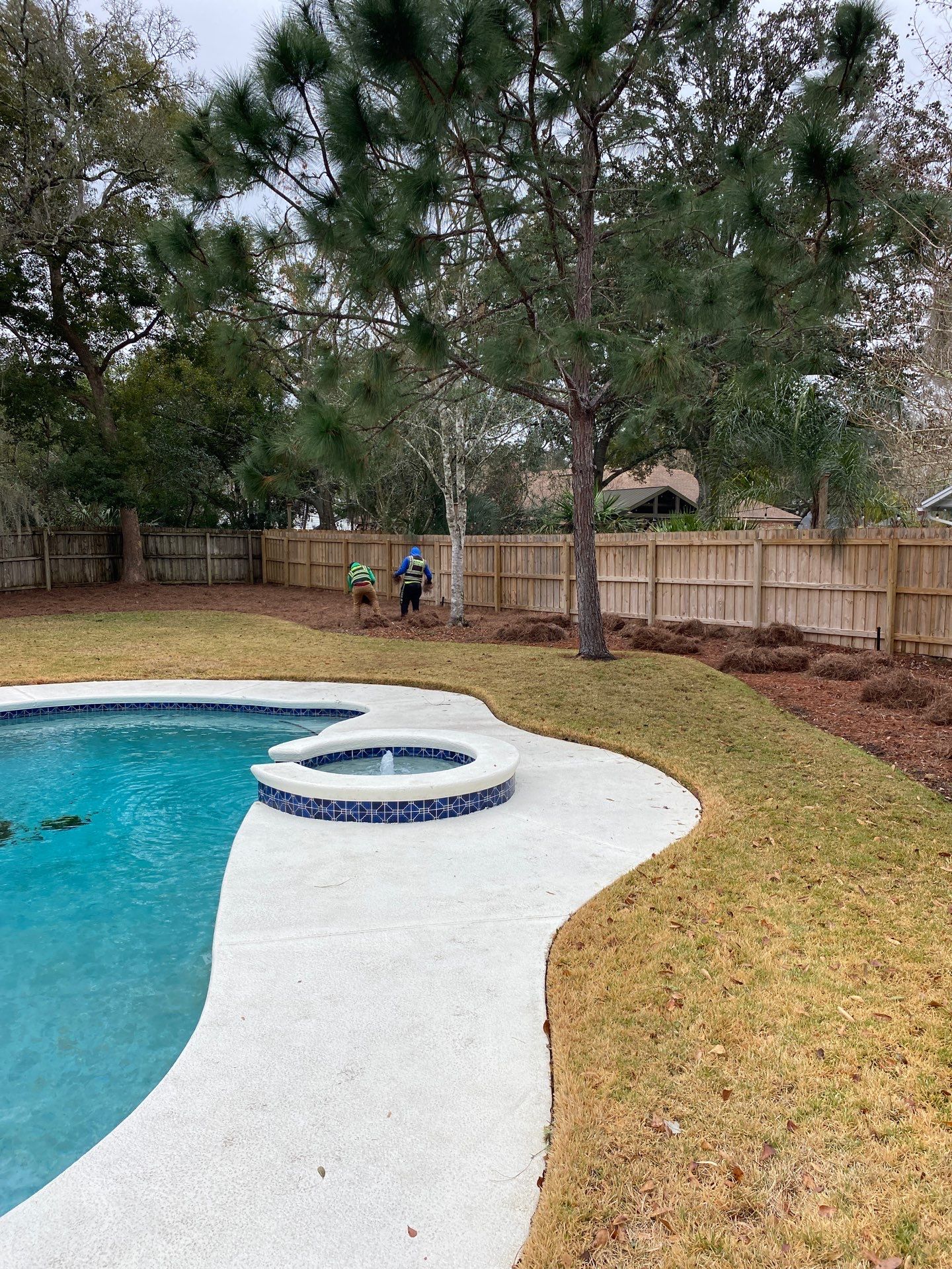 Deerwood Resident | Pine Straw Install by ProGreen Services
