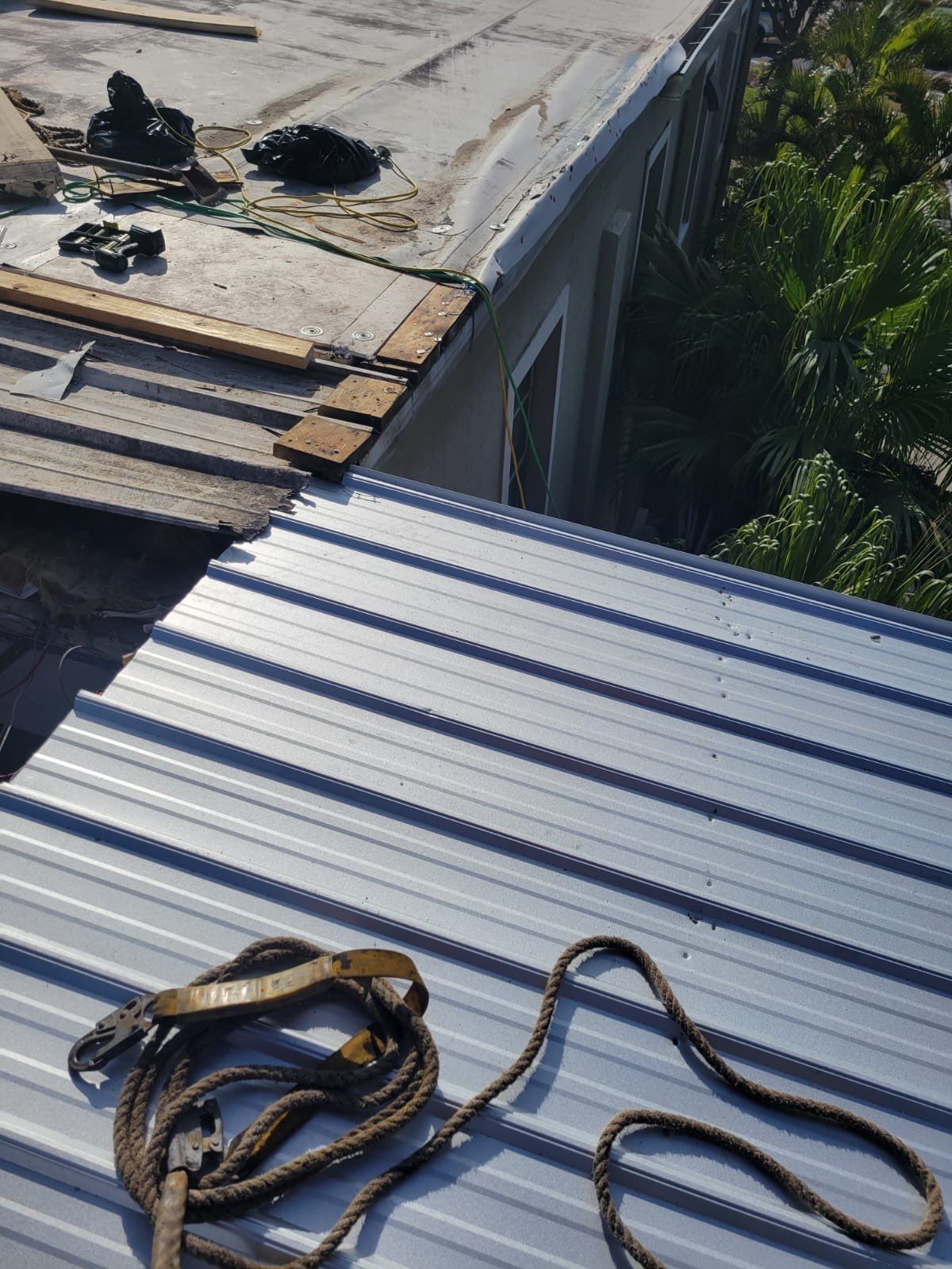 Emergency Repair on School from Storm Damage by Four Peaks Roofing