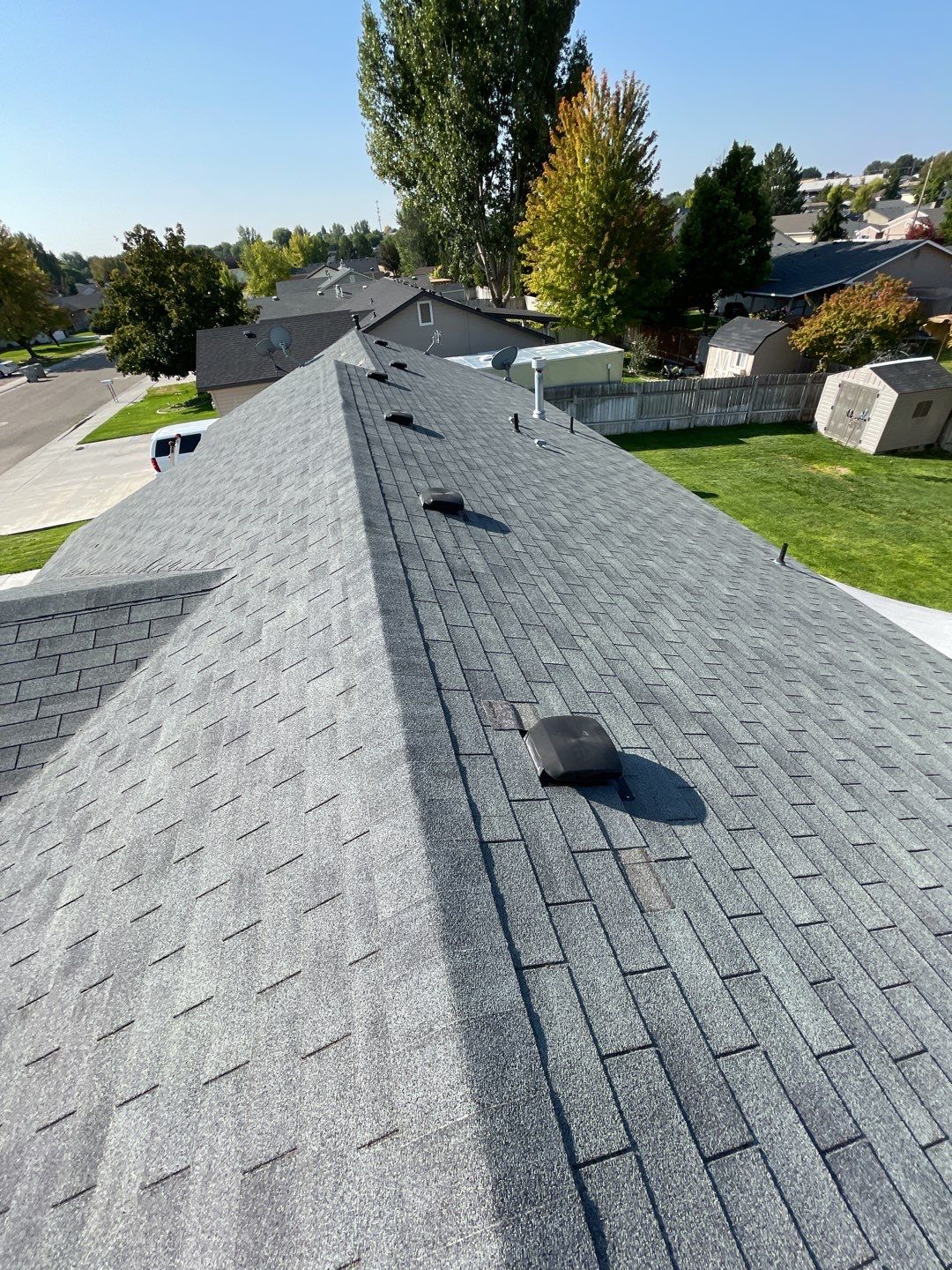 Nampa bungalow gets residential roofing using Owens Corning Oakridge in Teak by ID Roofing LLC