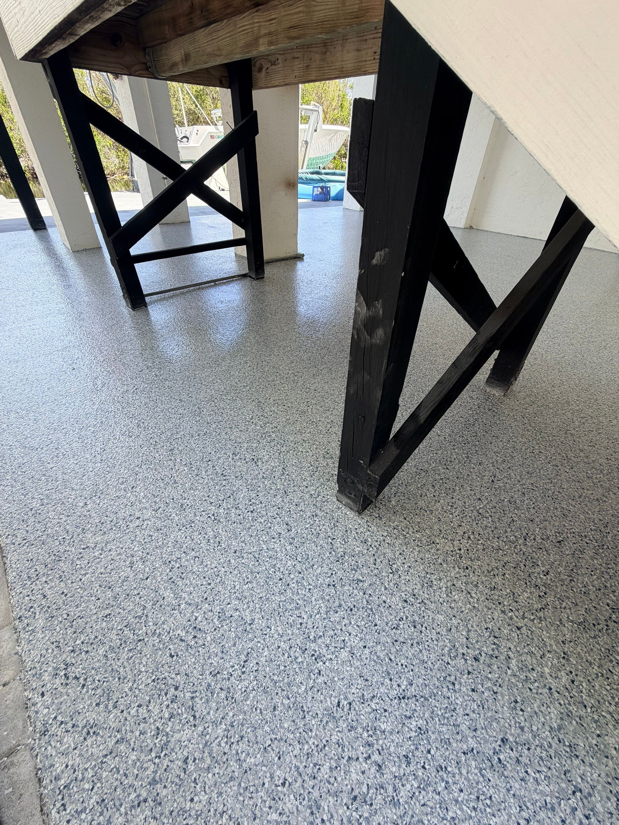 “Tidal Wave” Carport in Big Pine Key, FL by Tropical Epoxy Coatings & Creations LLC