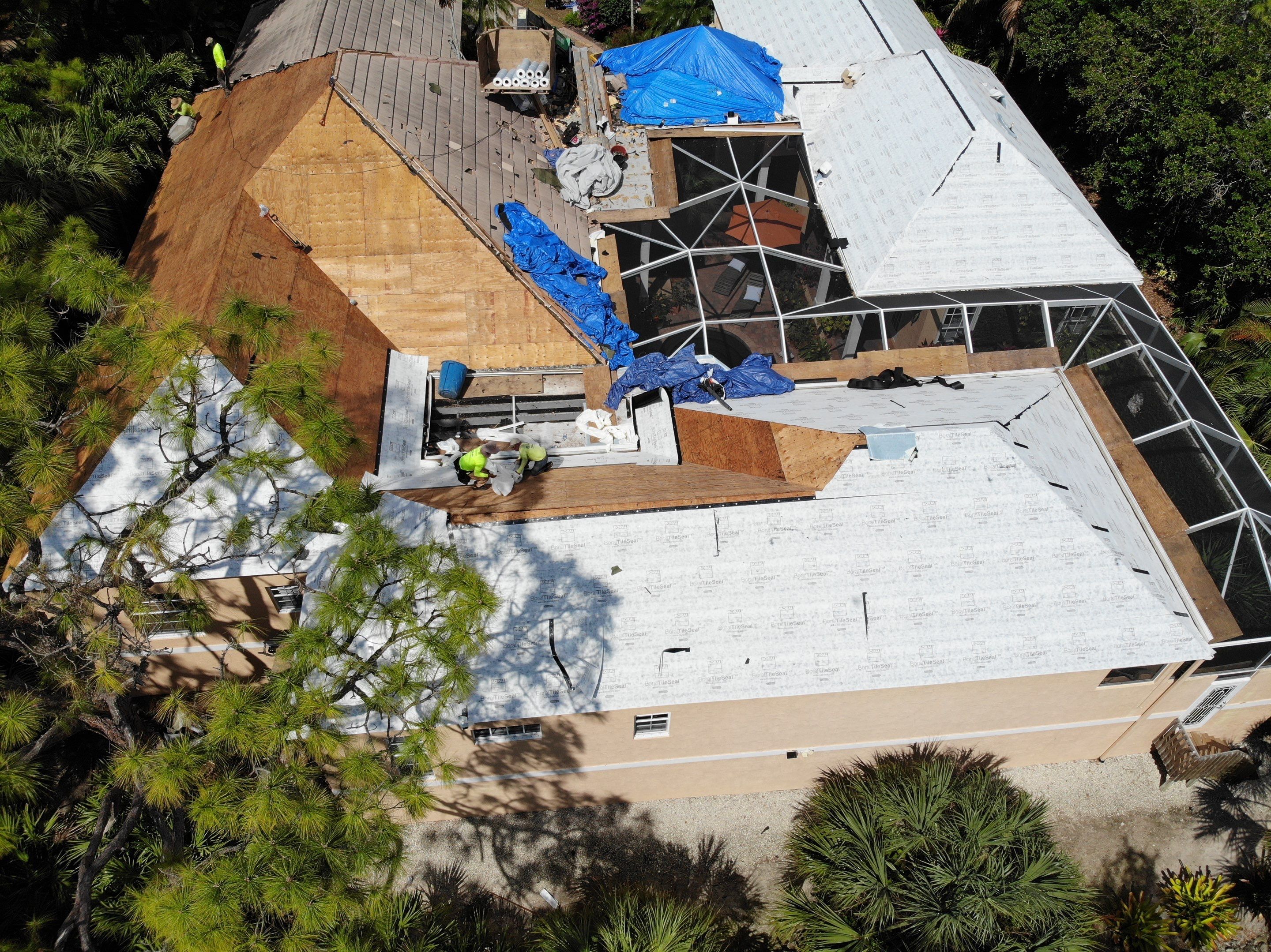 Residential Roofing Installation using Eagle Concrete Tile in Bonita Springs by International Roofing