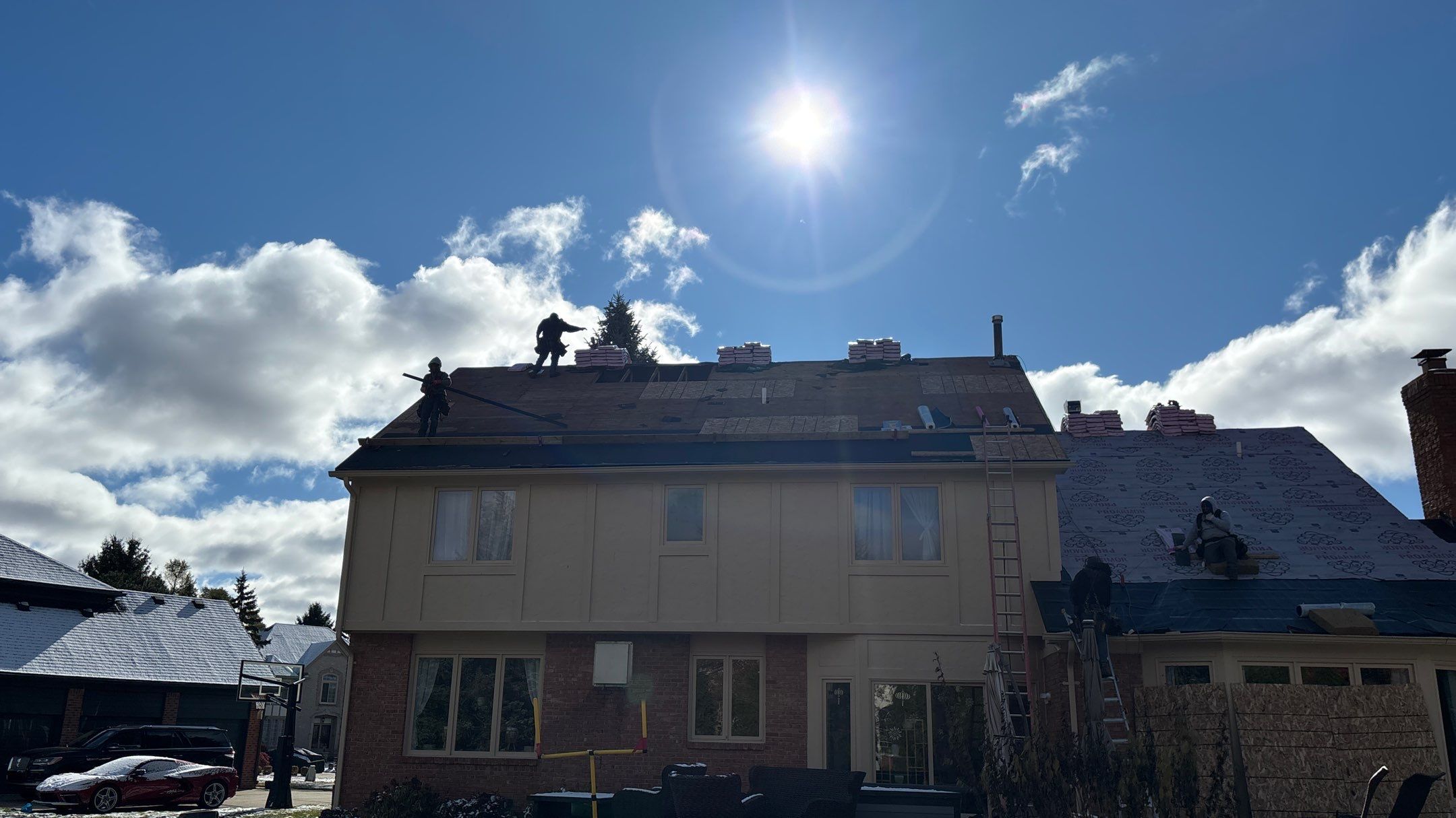 Roof Replacement using Owens Corning Williamsburg Grey by 180 Contractors