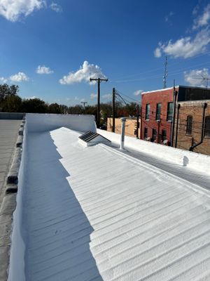 Spray Foam Metal Roof Restoration – Commerce, TX