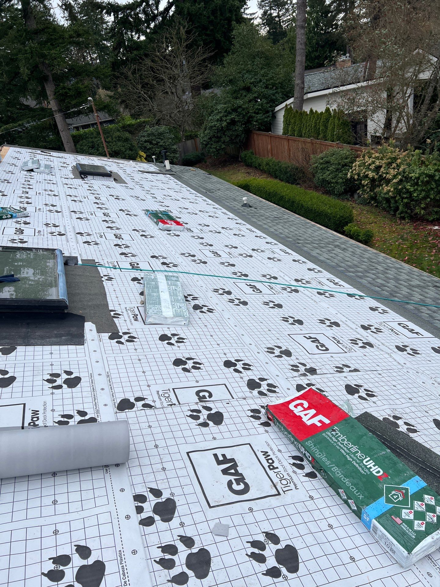 Residential Roofing Installation using GAF HDZ Shingles by Roofing Formula LLC