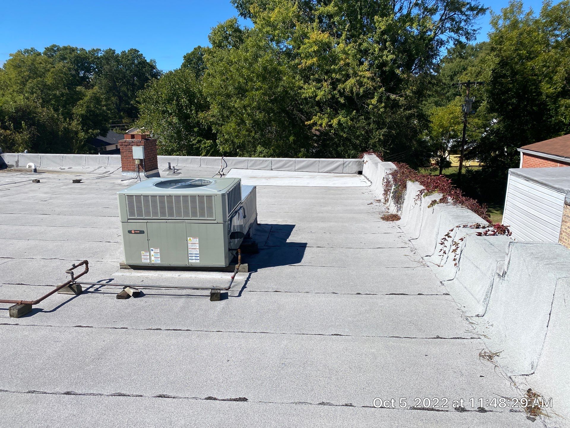 Commercial Roof Restored by Just In Time Roofing and Restoration