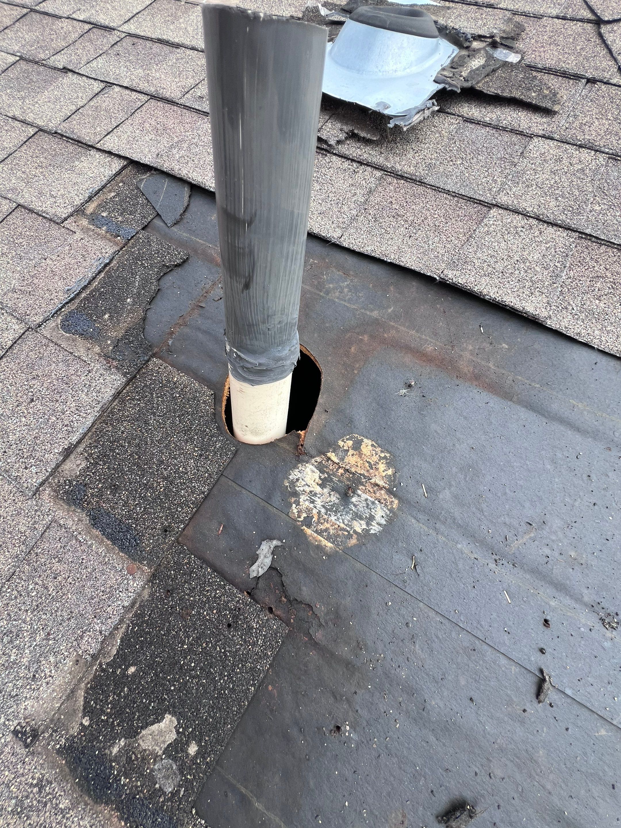Hail Damage using Owen's Corning Duration (Lifetime) Shingles by Roof Repair Company