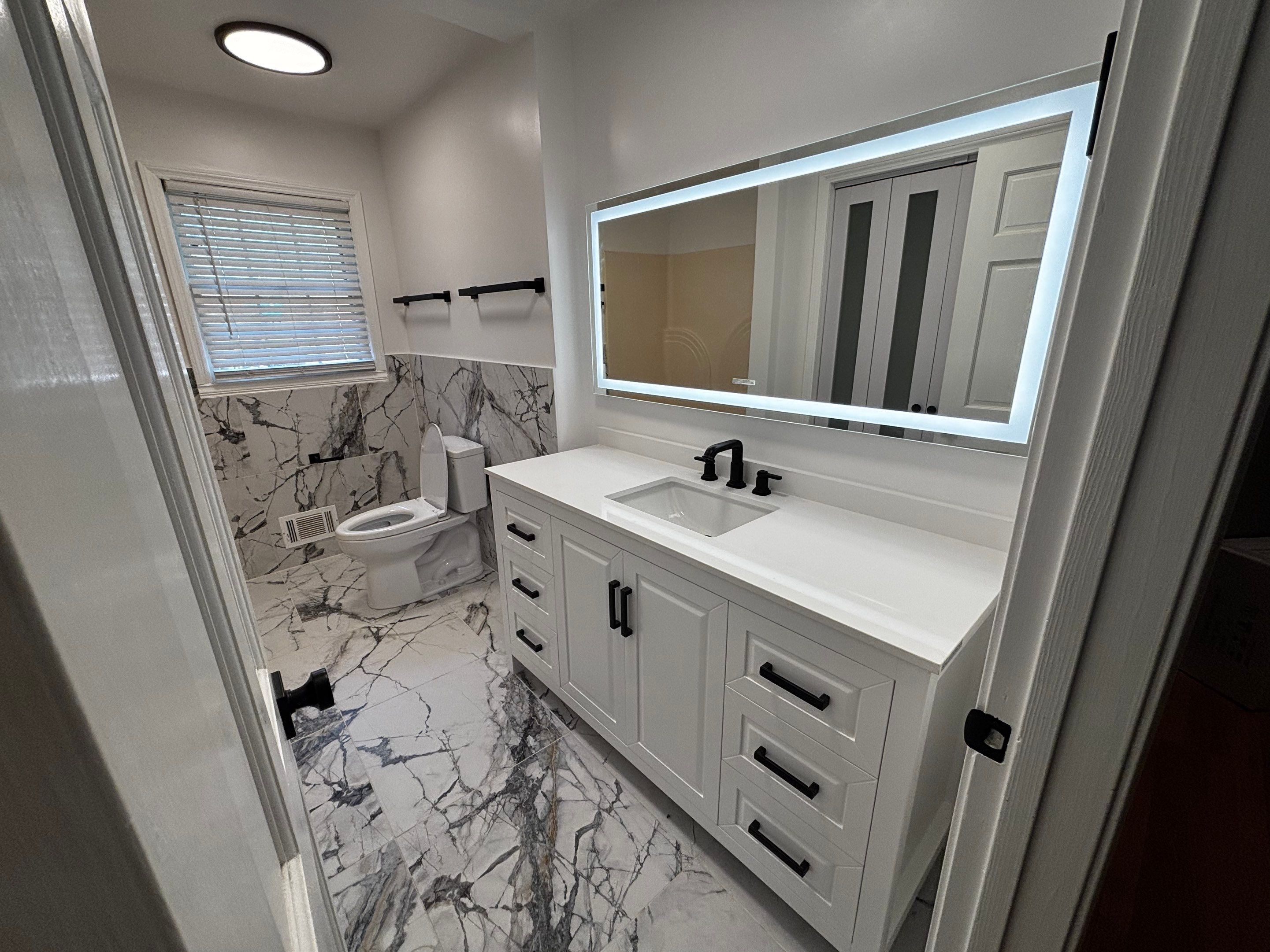 Hall bathroom renovation by Prudencio