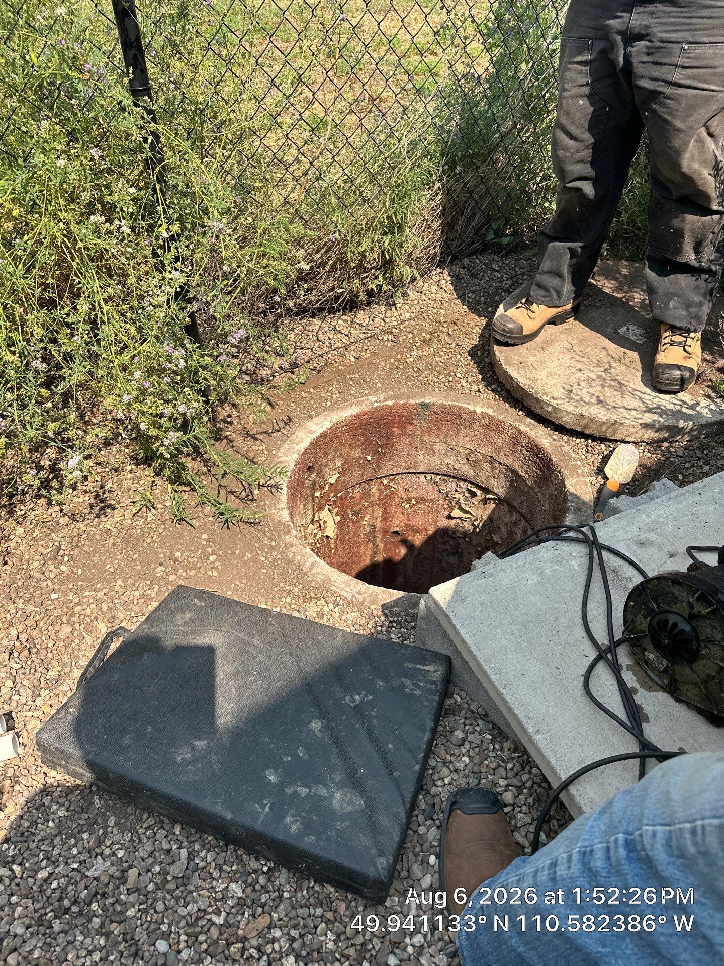 Submersible Effluent Pump Replacement and Septic System Repair in Cypress County by Septic Medic Inc.