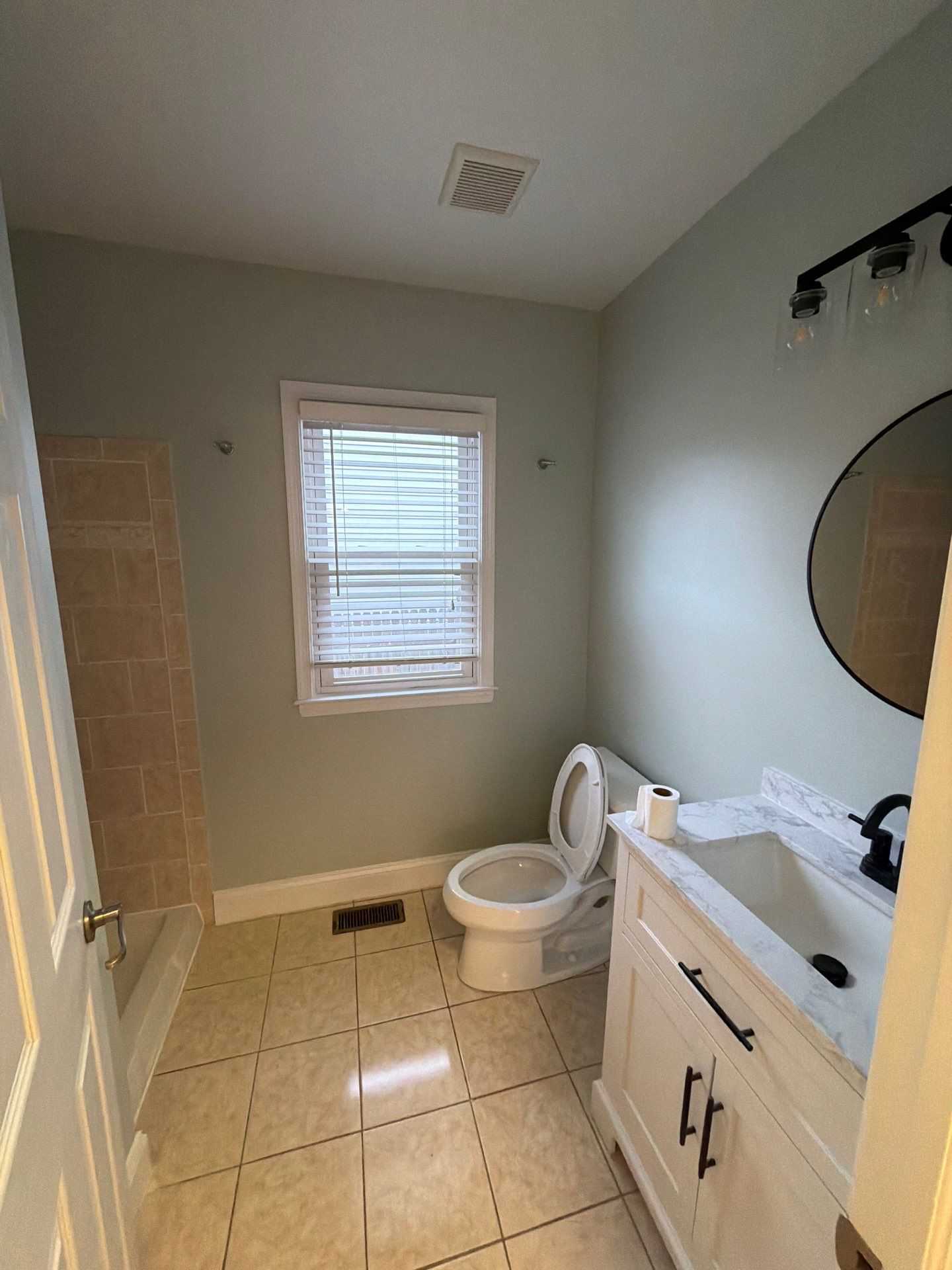 A Whole Home Refresh with Soft Whites and Custom Cabinet Finishing by Groovy Hues