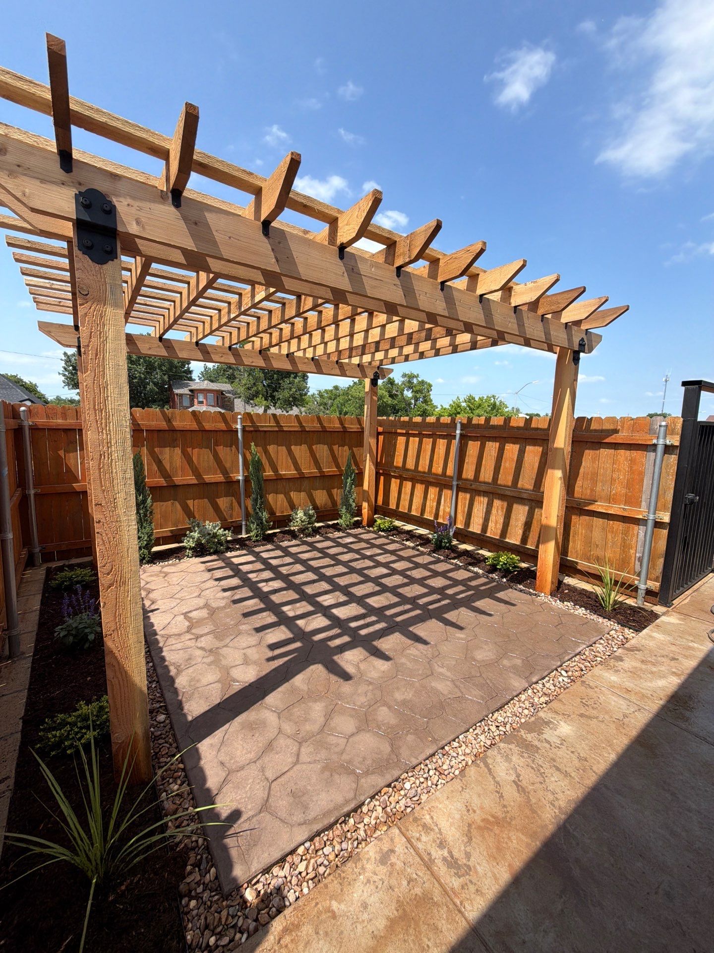 Outdoor Living Area by Clays Services Inc