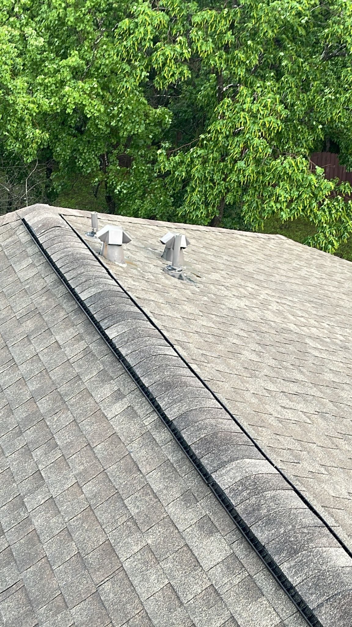 Hail Damage using Owen's Corning Duration (Lifetime) Shingles by Roof Repair Company