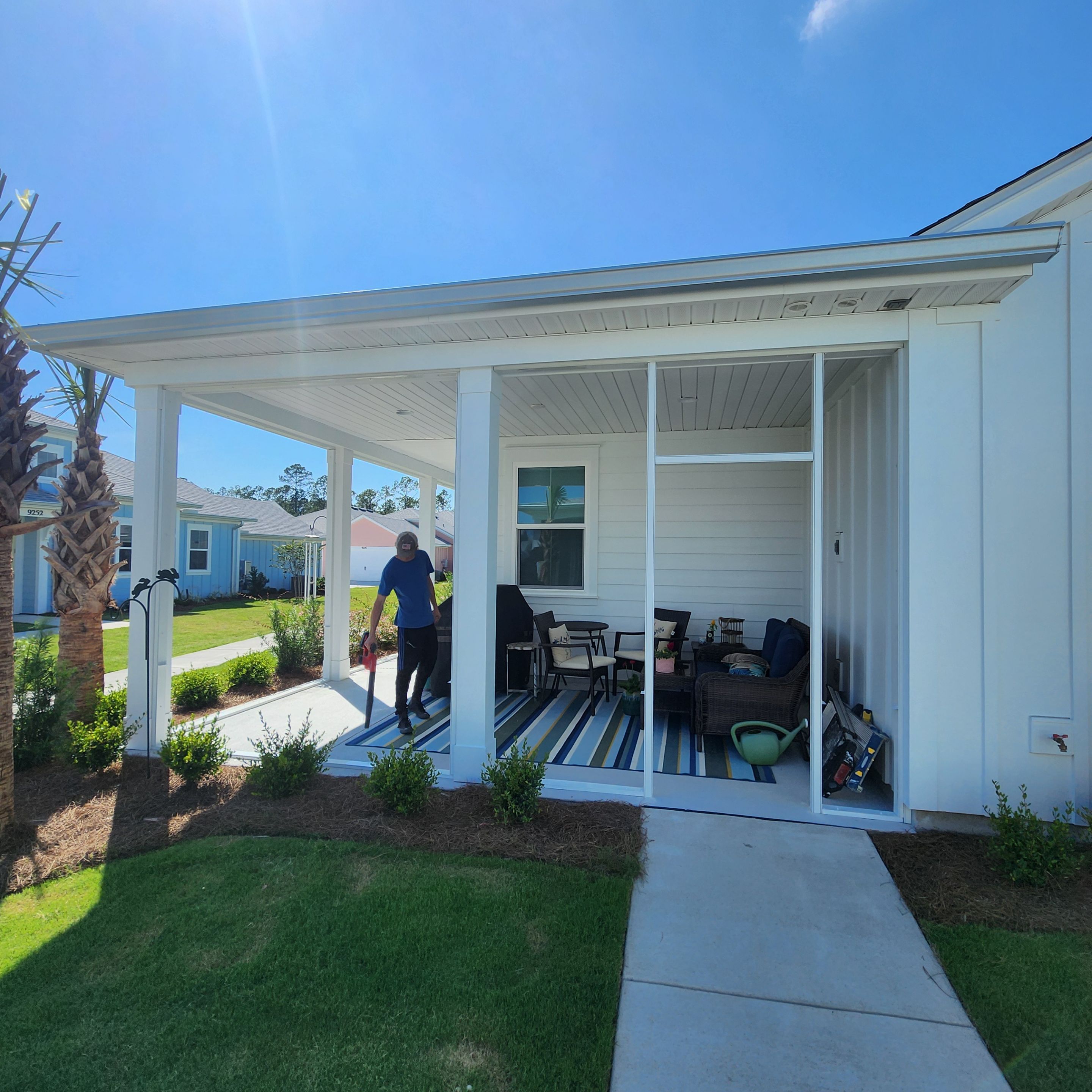 Screen Room in Panama City Beach by Titan Sunrooms