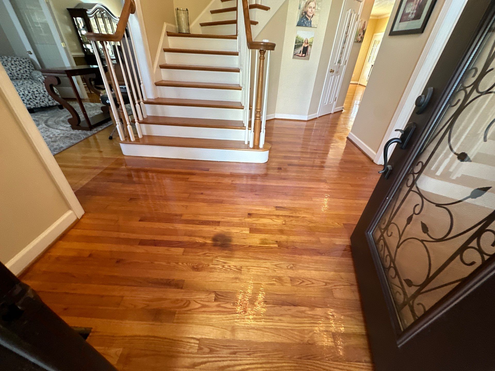 Hardwood Renewal  using Finish Em by Monster Clean