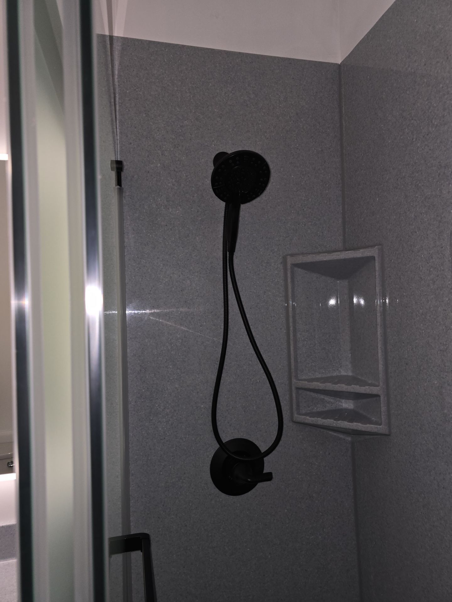 Small bathroom remodel with class! by The Shower Company