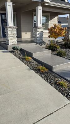 Patio and Walkway using Croc Custom Color 1/8" Chip