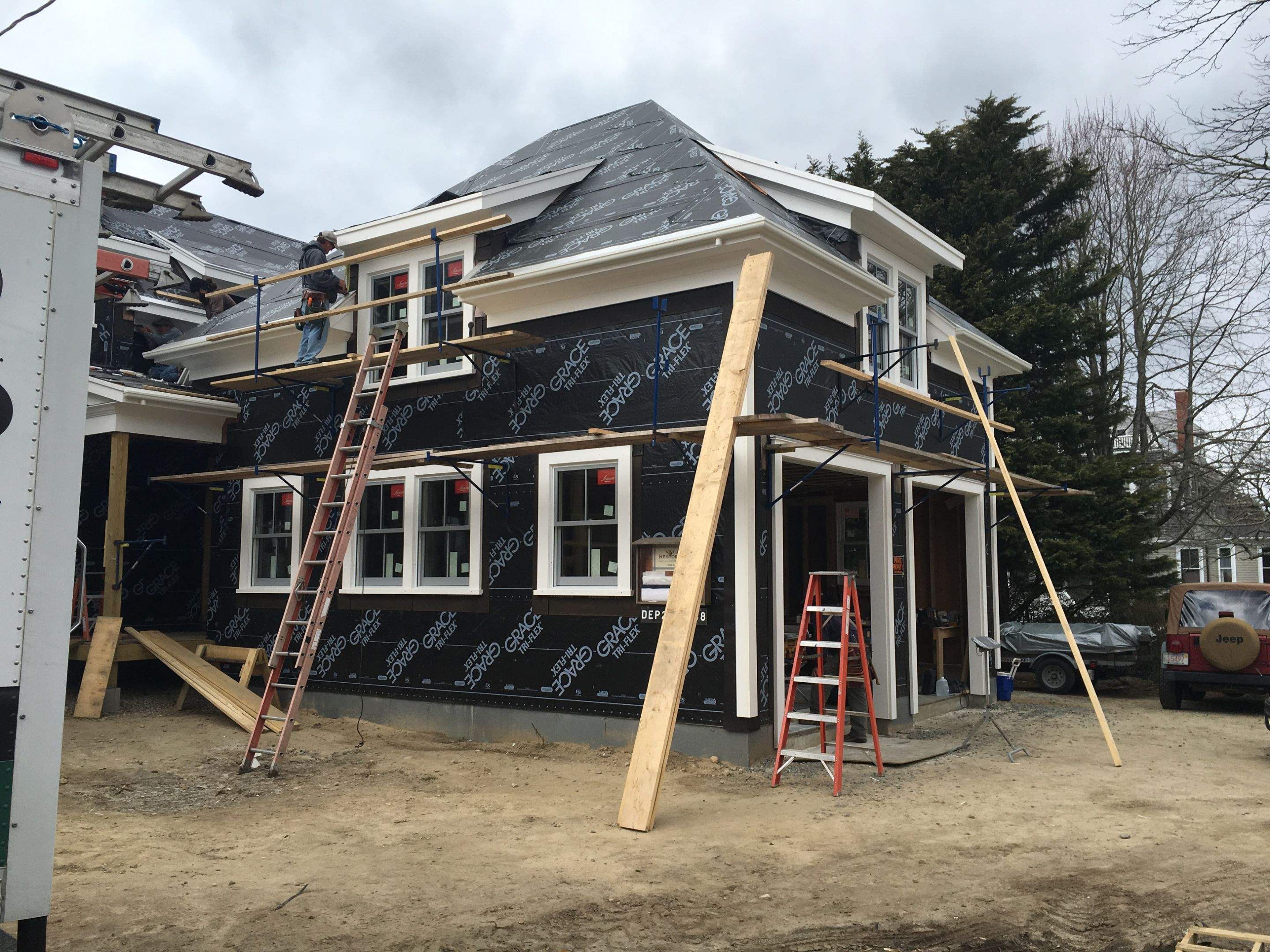 New Fiberglass Gutter System Installed in Falmouth, MA by Gutter Pro by Gutter Pro Enterprises