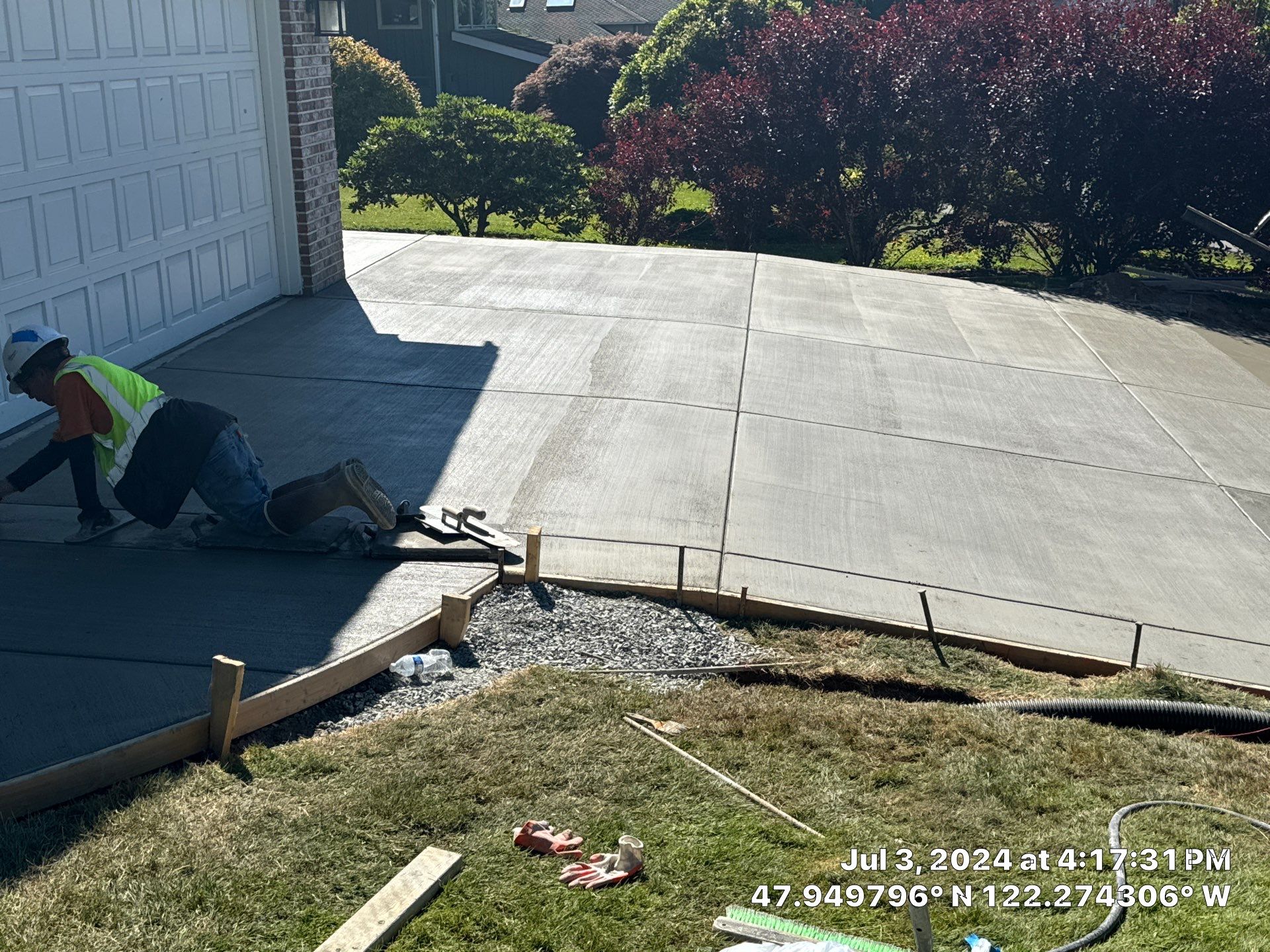 Jacob | Concrete Driveway  by Jireh Asphalt & Concrete Inc 