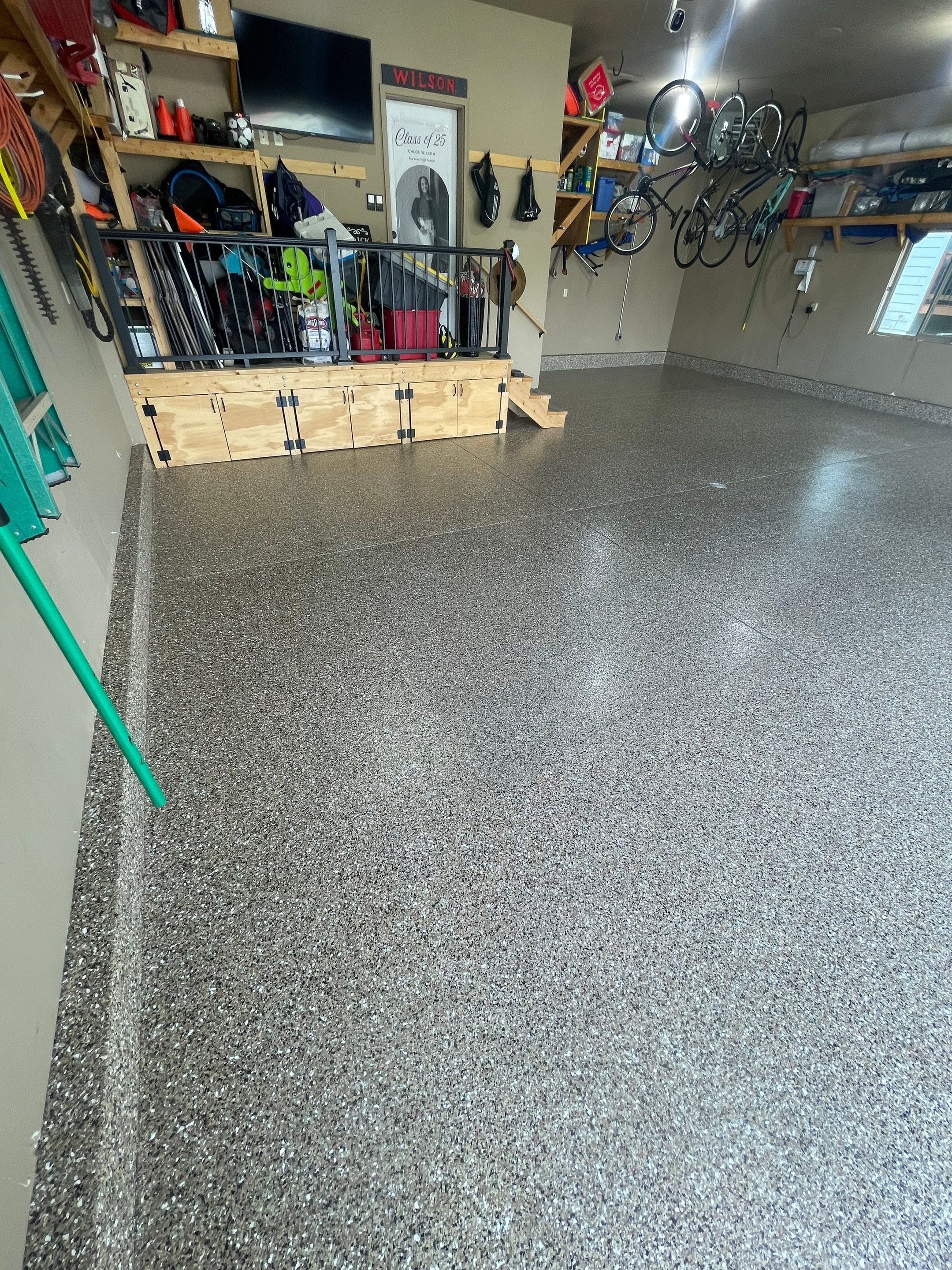Garage Floor Coating in Tea, South Dakota by Select Painting, Coatings & Garage Cabinets