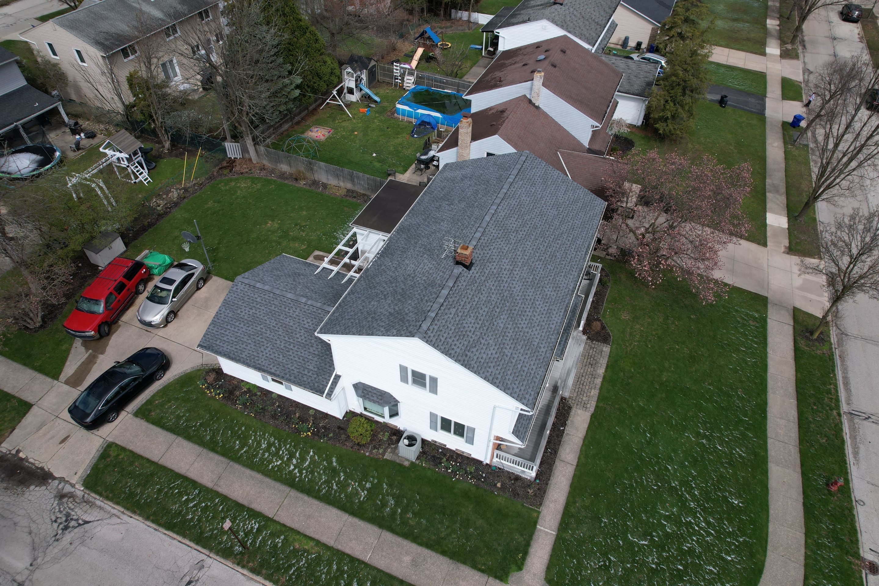 Storm Restoration - Roof Replacement using GAF HDZ Pewter Gray by Atlas Roofing & Restoration