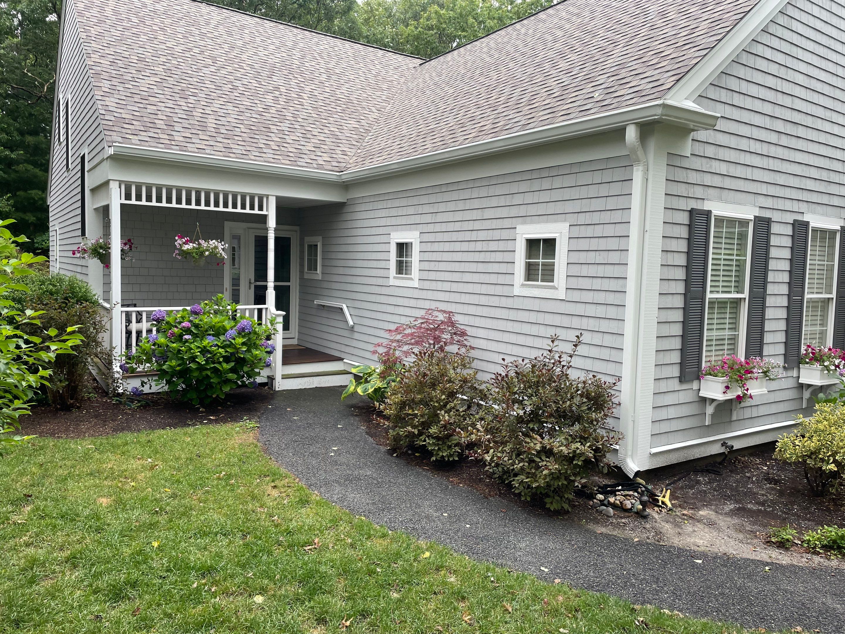 6" K-Style Aluminum Gutters Installed in Bourne, MA by Gutter Pro Enterprises