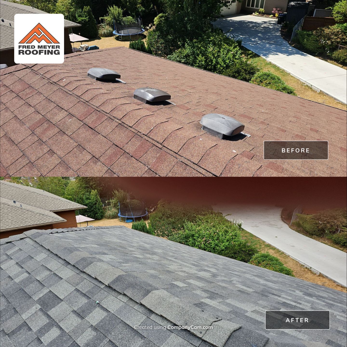 Roof Project in Seattle by Fred Meyer Roofing