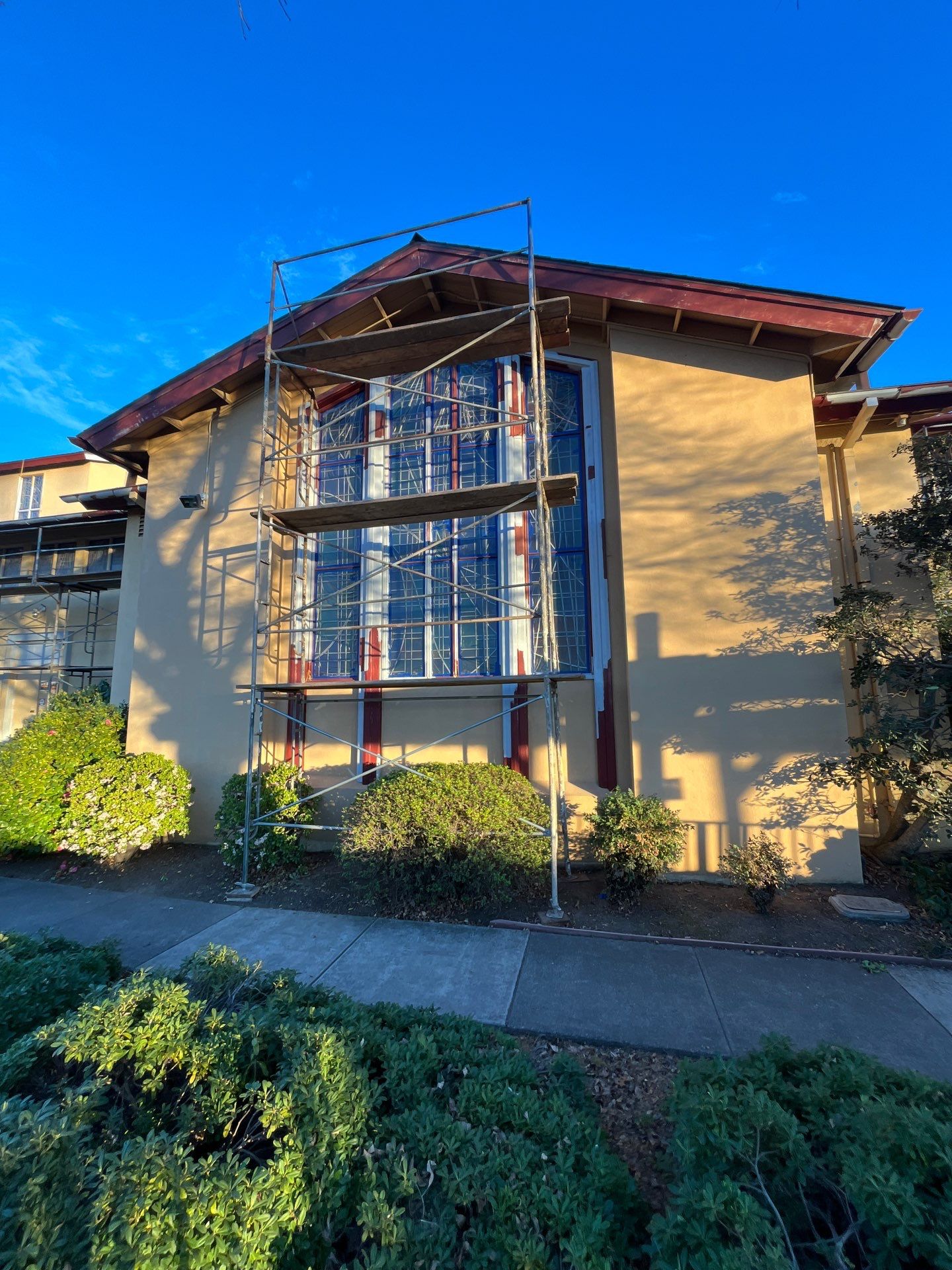 Assumption church San Leandro  by Herrera’s Bay Area Painting inc.