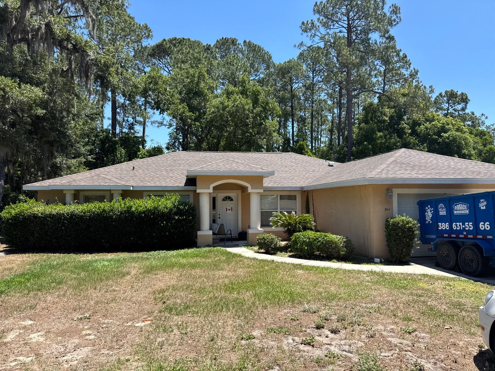 Shingle Reroof Replacement Fruitland Park FL by Pinnacle Roofing Group