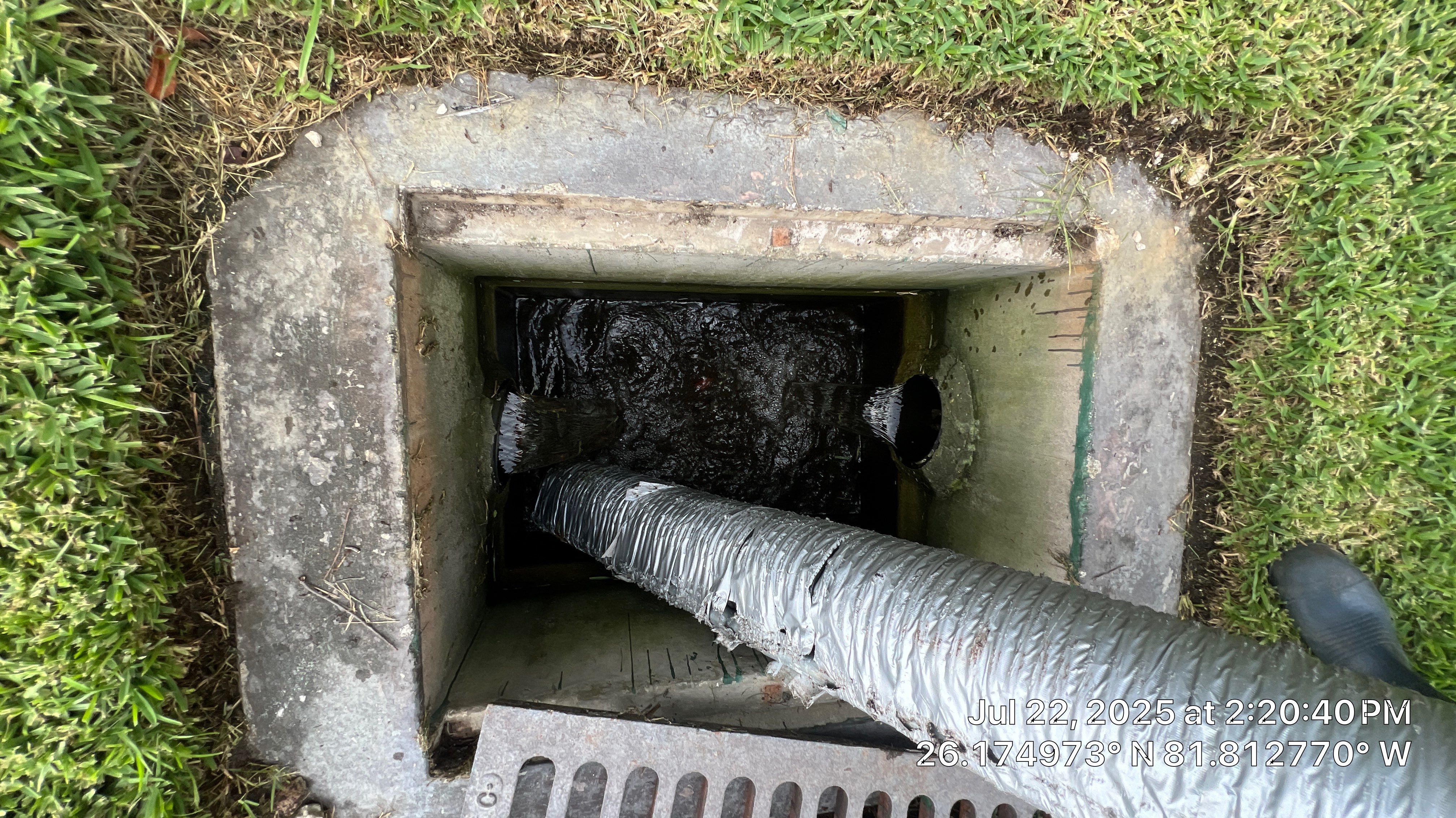Naples Condo Complex Stormwater System Maintenance and Hurricane Cleanup by APS Power & Water