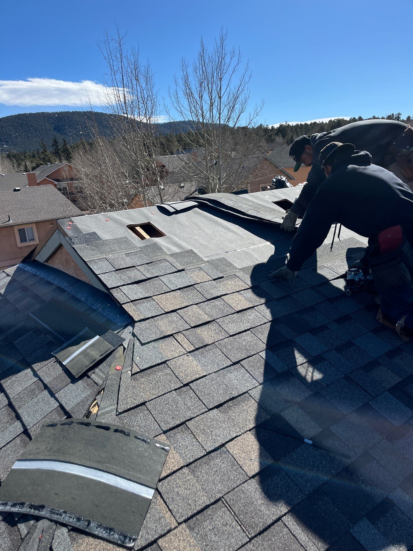 Columbine Village, Woodland Park CO - Roof Replacement by Petrali Roofing