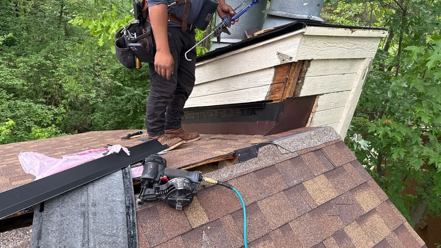 Roof Replacement using Owens Corning Desert Rose by 180 Contractors