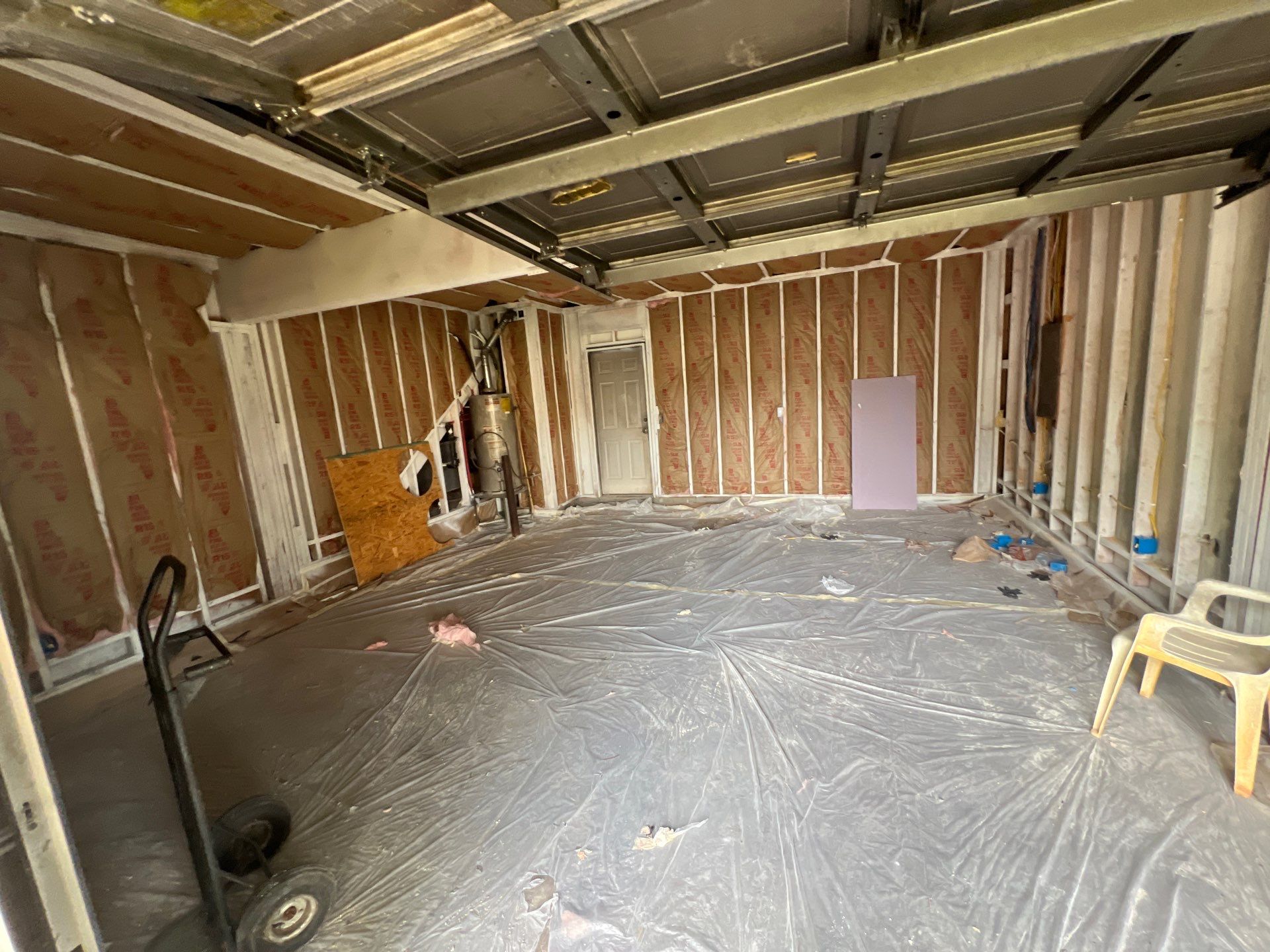 Fire Damage progress by Property Builders LLC