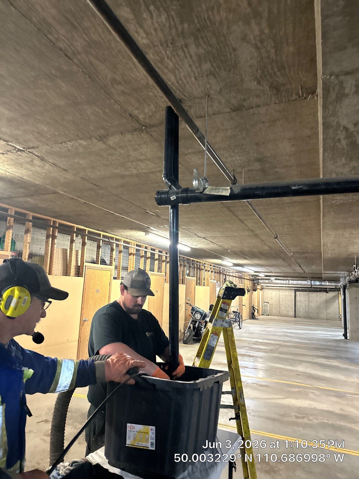 Multi-Story Condo Drain Line Cleaning and Stack Flushing in Medicine Hat by Septic Medic Inc.