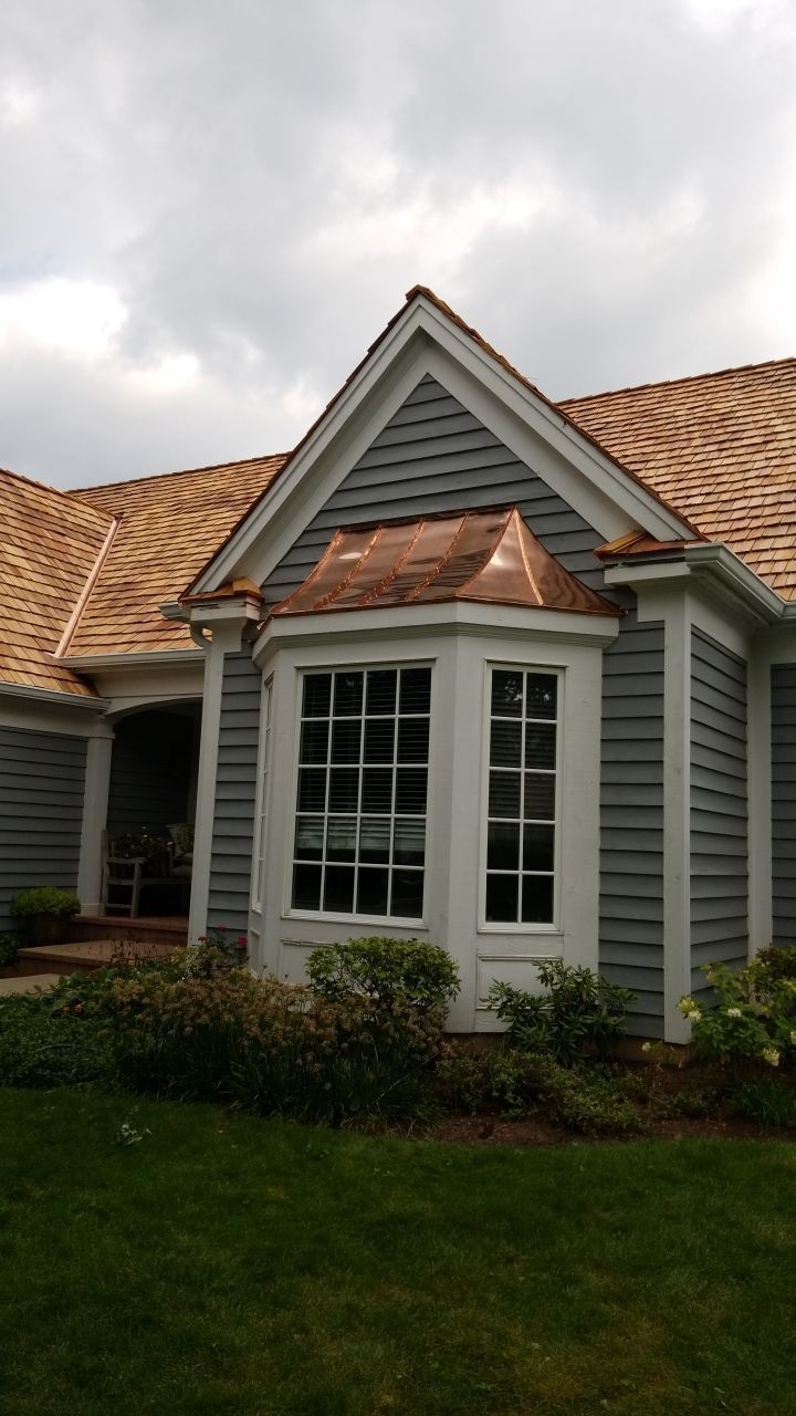 Cedar Roof Installation in Lake Forest by Custom Installations, Inc.