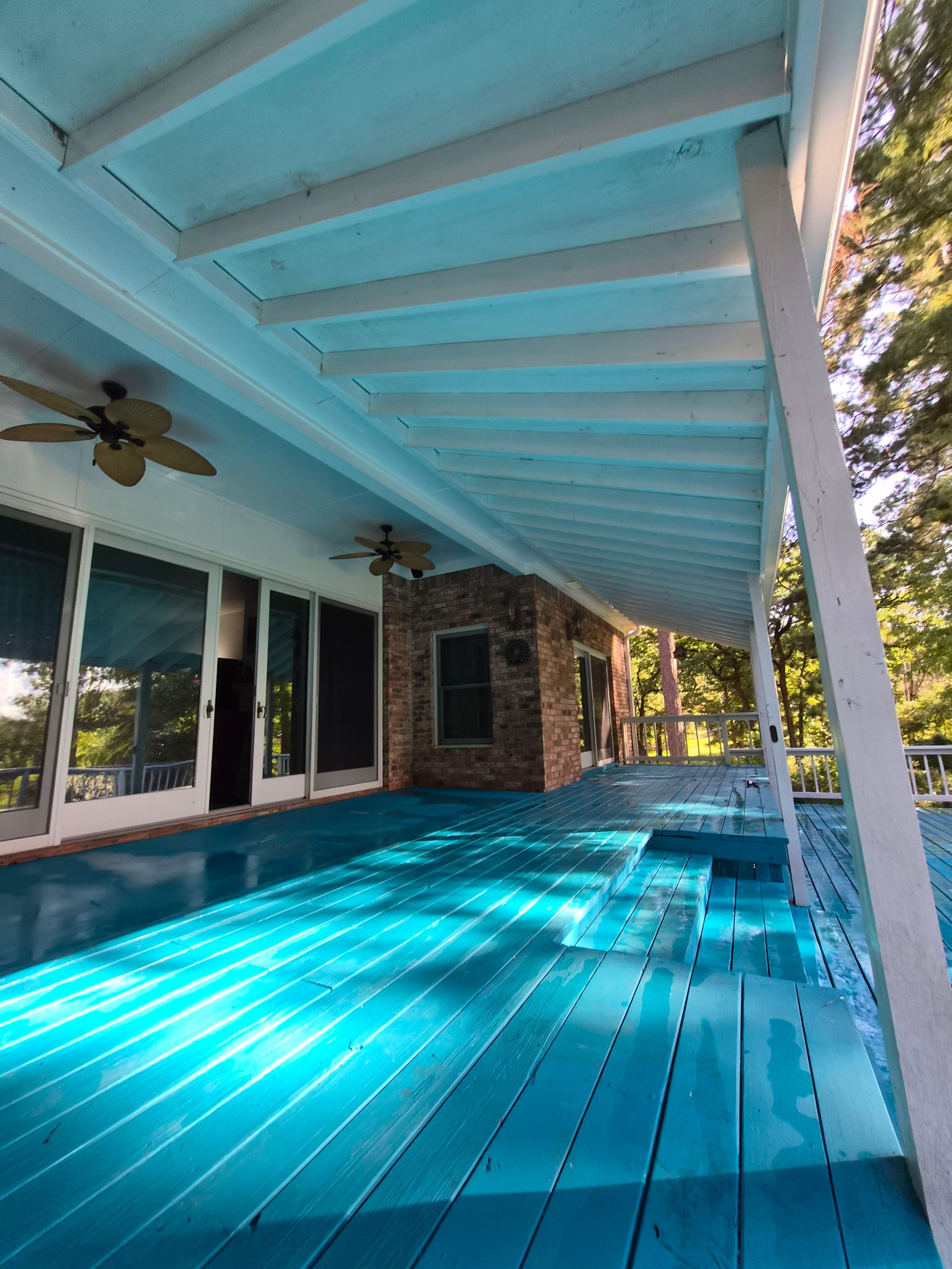 Vibrant Deck Gets New Life in Flint Texas by Quality Coats Painting