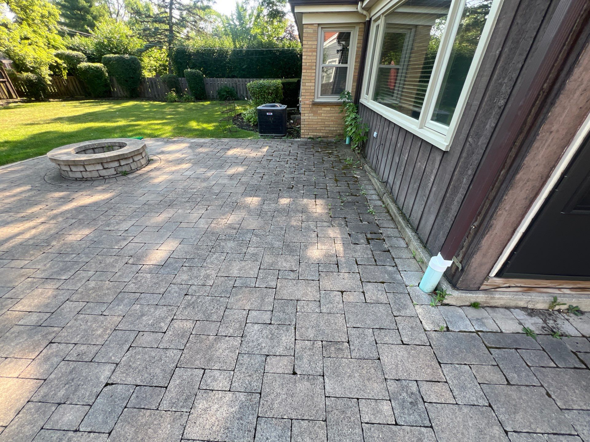 Brick Paver cleaning and sealing by Northern Power Washing LLC.
