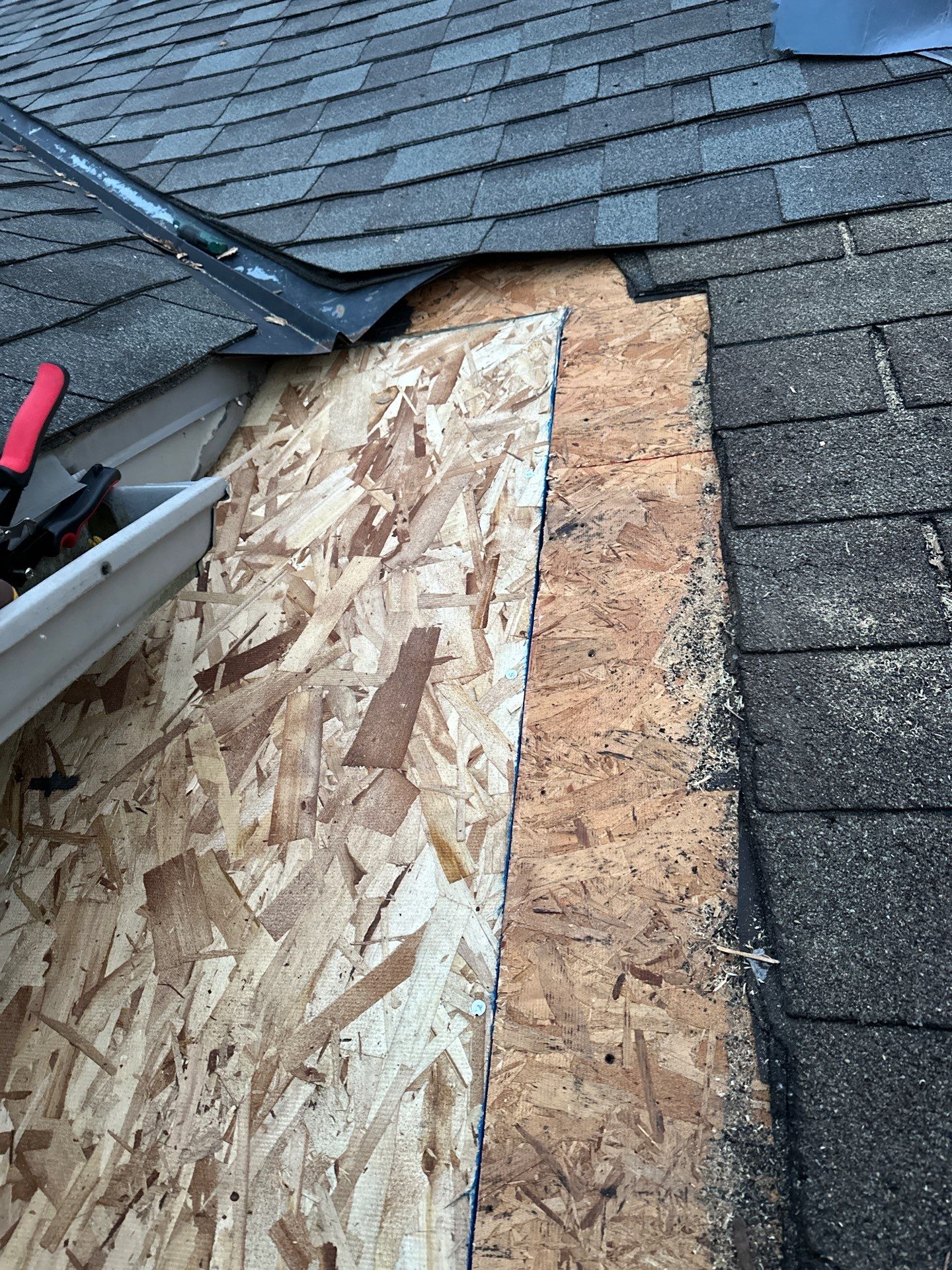 Soffit and Shingle repair  by Gellings Roofing & Siding