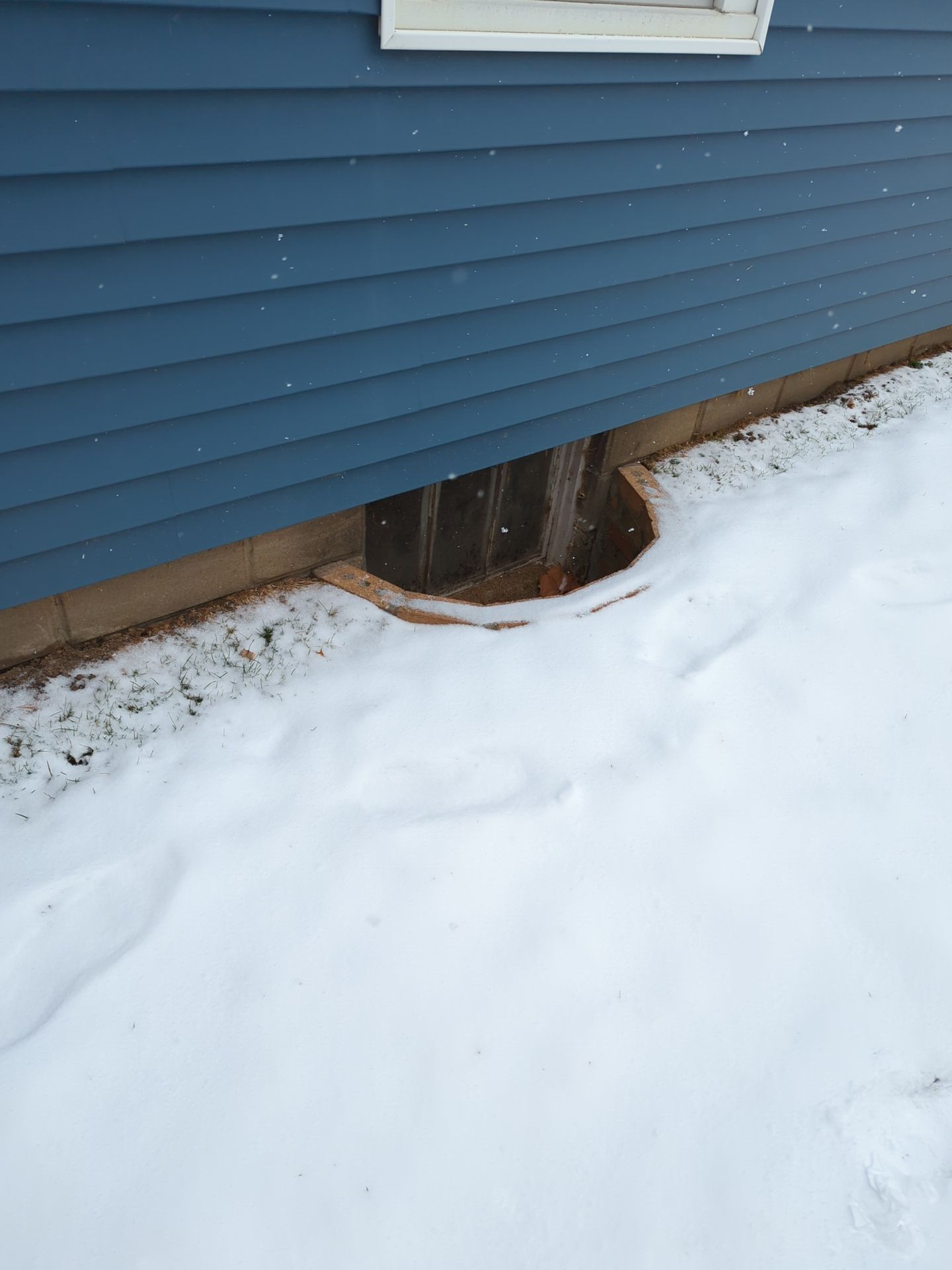 Bowing Wall using Fortress Invisibeams  by ACE Waterproofing & Basement Solutions