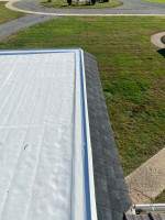 Roof Installation using Silicone TPO by ExteriorPros