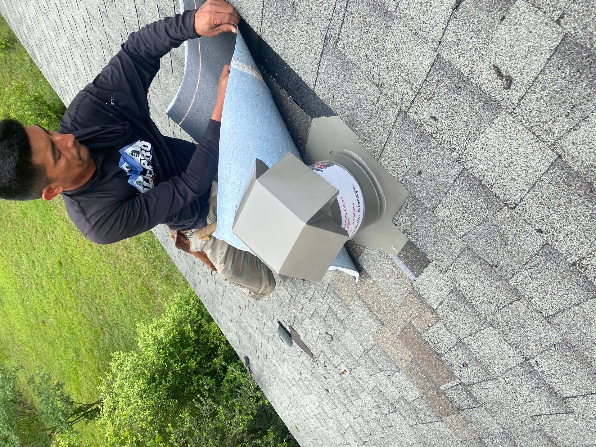 Hail Damage using Owen's Corning Duration (Lifetime) Shingles by Roof Repair Company
